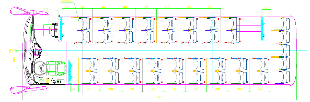 6950歐盟座椅布置圖